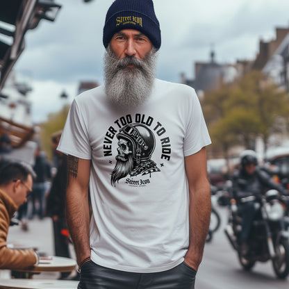 Skull: Biker - Premium T-Shirt