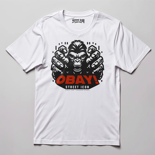 Obay! Gorilla - Premium T-Shirt