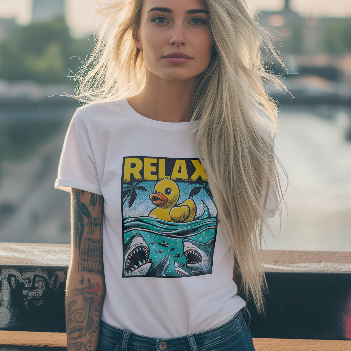 Relax | Ducky - Premium T-Shirt