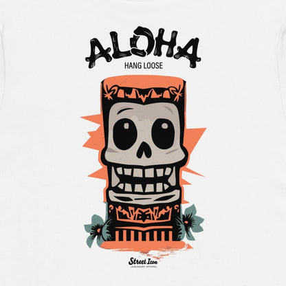 Aloha Hang Loose - Premium T-Shirt mit 2-seitigem Druck - Street Icon