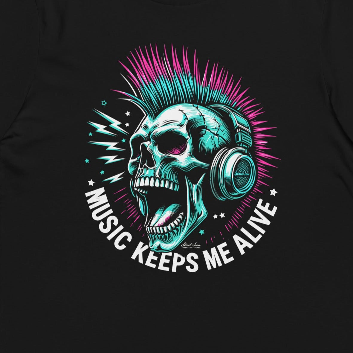 Music keeps me alive - Premium T-Shirt