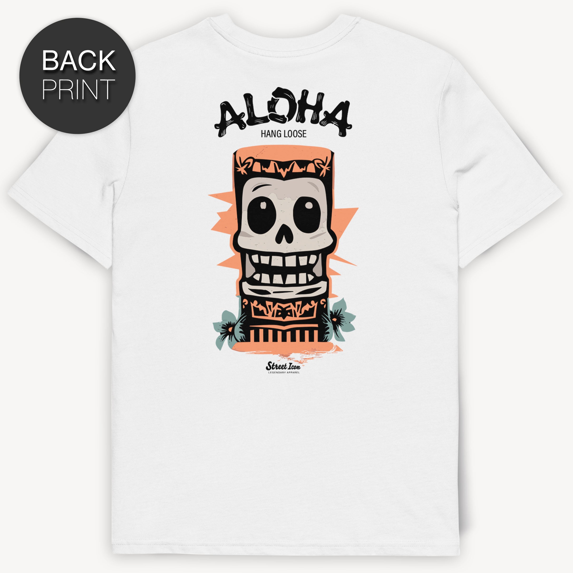 Aloha Hang Loose - Premium T-Shirt mit 2-seitigem Druck - Street Icon