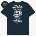 Aloha Cocktail Skull T-Shirt mit 2-seitigem Print - Street Icon