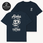 Aloha Cocktail Skull T-Shirt mit 2-seitigem Print - Street Icon