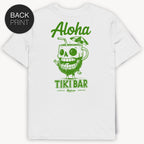 Aloha Cocktail Skull T-Shirt mit 2-seitigem Print - Street Icon