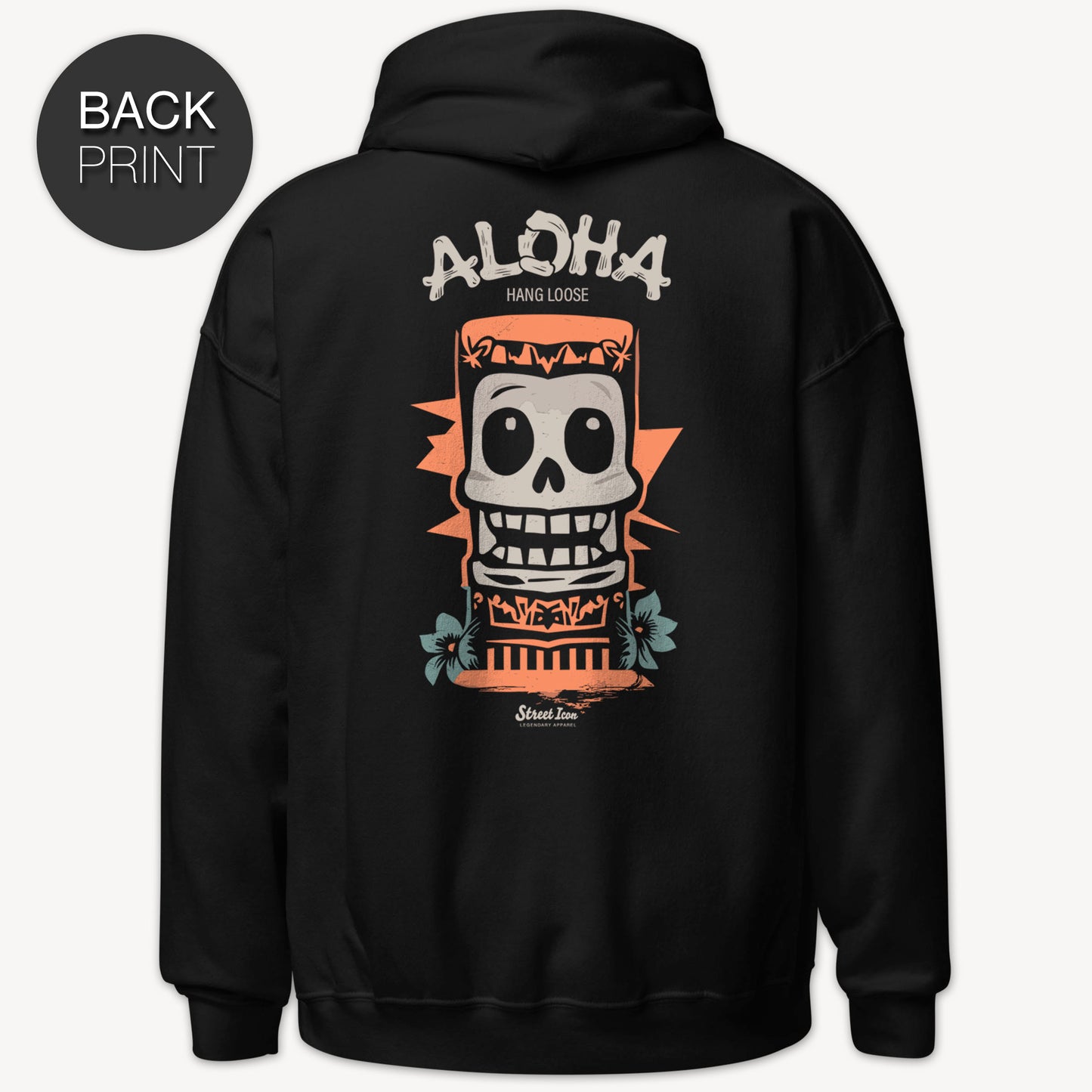 Aloha Hang Loose - Zip Hoodie mit 2-seitigem Druck