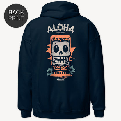 Aloha Hang Loose - Hoodie mit Back Print