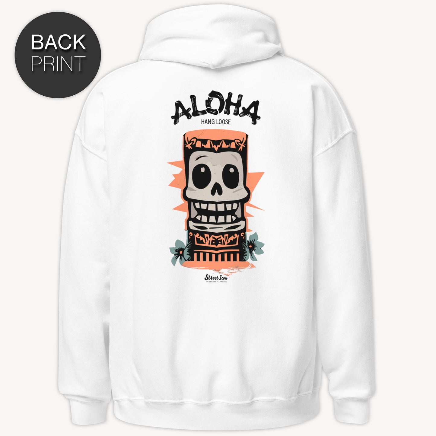 Aloha Hang Loose - Zip Hoodie mit 2-seitigem Druck