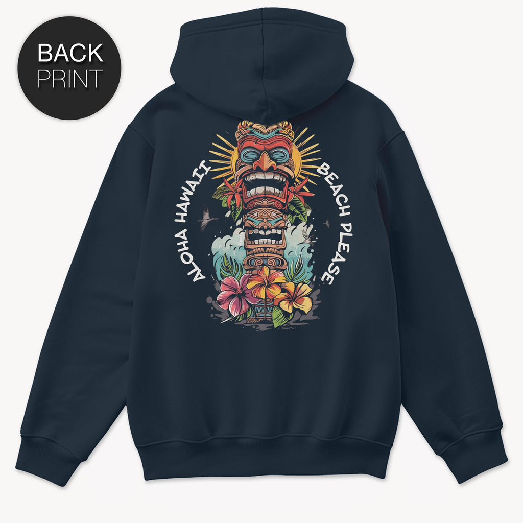 Aloha Totem Hoodie mit Backprint