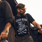 Böser Alter Mann T-Shirt mit großem Frontdruck
