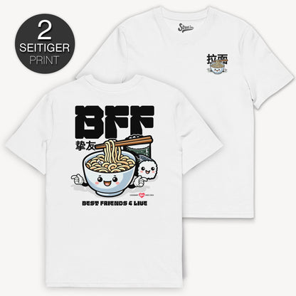 BFF Ramen - Premium T-Shirt mit 2-seitigem Druck