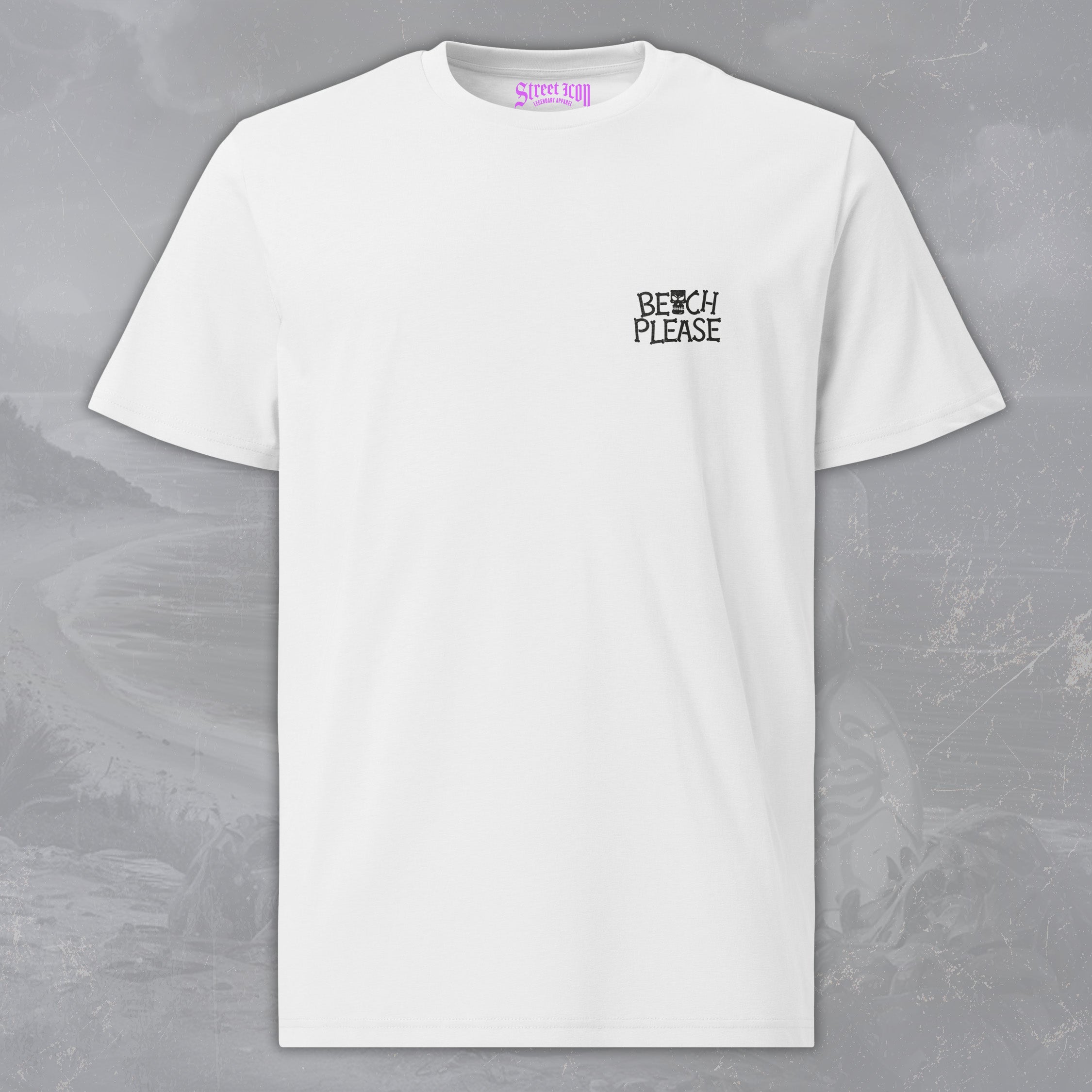 Tiki Skull (Modell B) - Premium T-Shirt mit 2-seitigem Druck - Street Icon