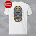 Tiki Skull (Modell B) - Premium T-Shirt mit 2-seitigem Druck - Street Icon