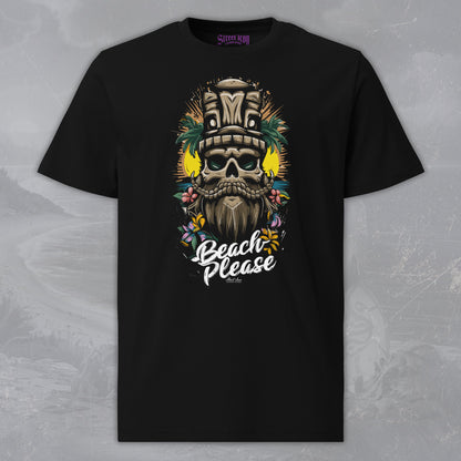 Tiki Skull (Model C) - Premium T-Shirt