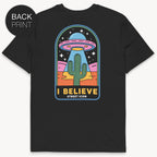 UFO - T-Shirt mit 2-seitigem Print