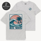 Big Wave - T-Shirt mit 2-seitigem Druck - Street Icon