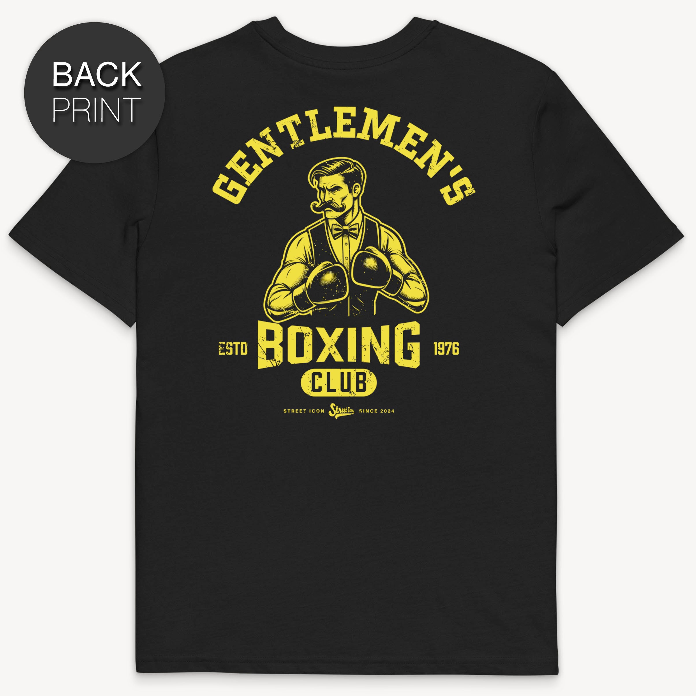 Gentlemen's Boxing Club - T-Shirt mit 2-seitigem Druck - Street Icon