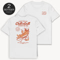 Chill & Grill T-Shirt mit 2-seitigem Print