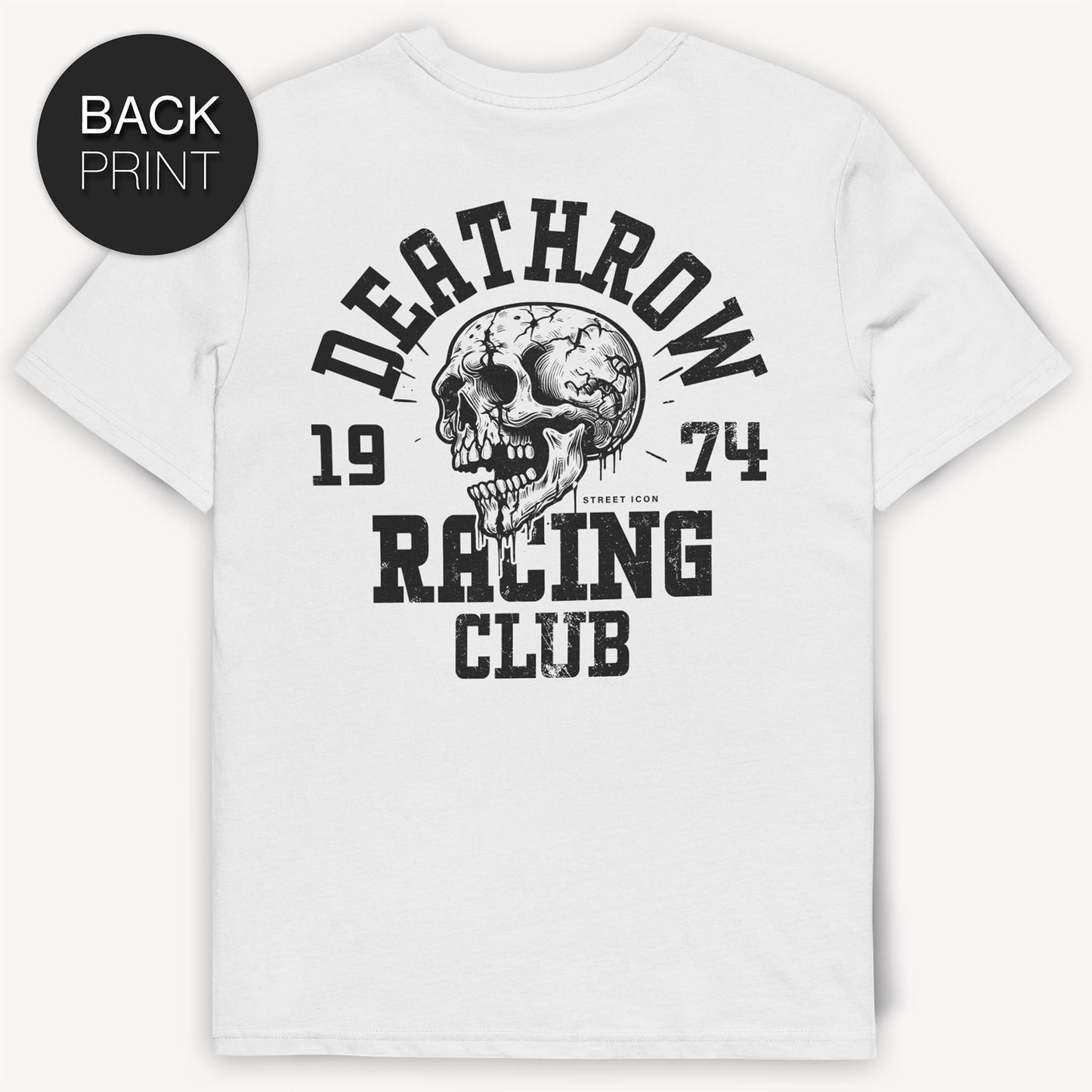 Deathrow Racing T-Shirt mit 2-seitigem Print