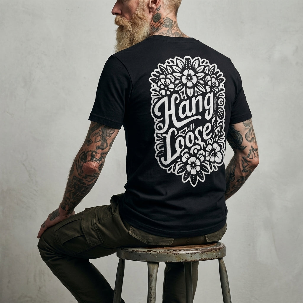 Hang Loose Emblem T-Shirt, Backprint