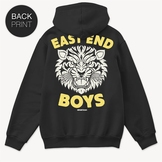 East End Boys - Tiger Hoodie mit großem Backprint