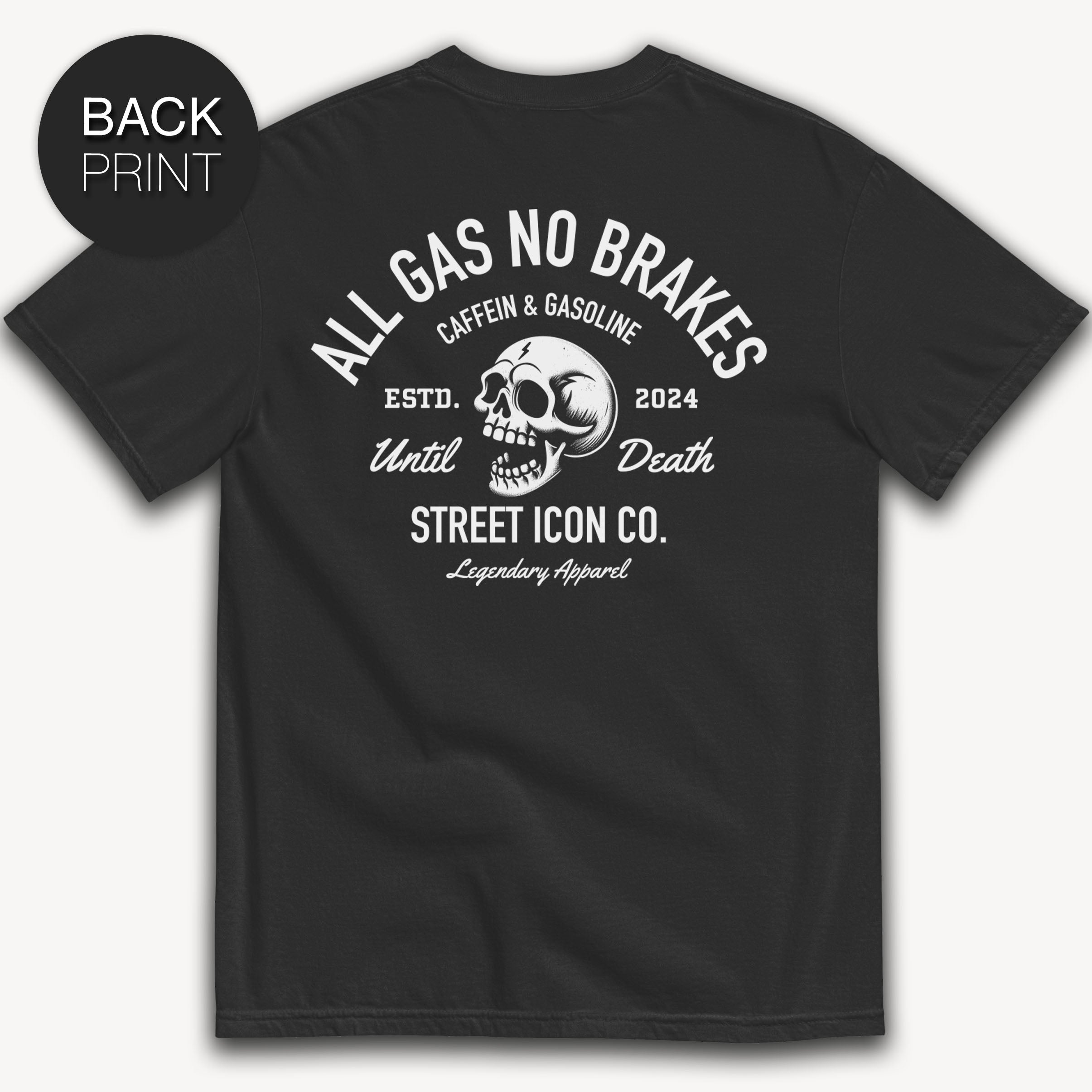 Gasoline Skull - T-Shirt - Street Icon