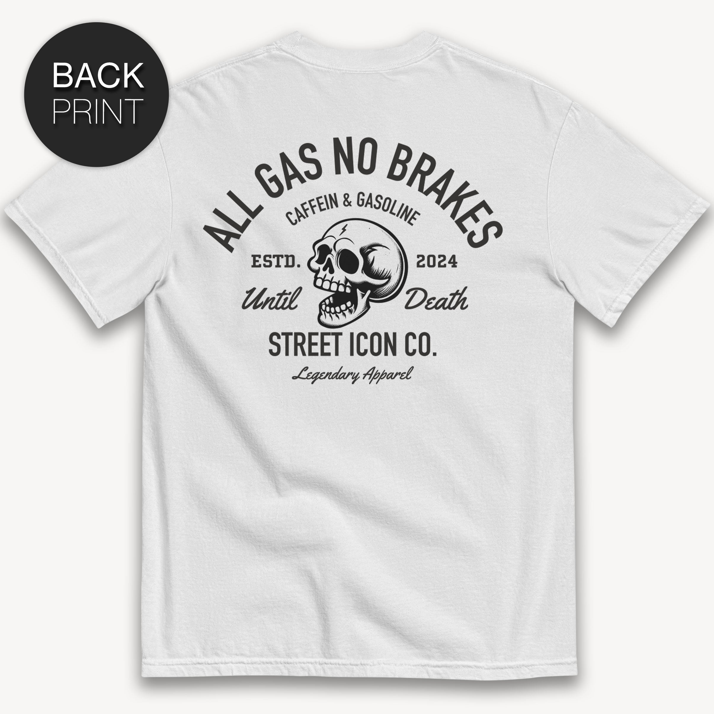 Gasoline Skull - T-Shirt - Street Icon