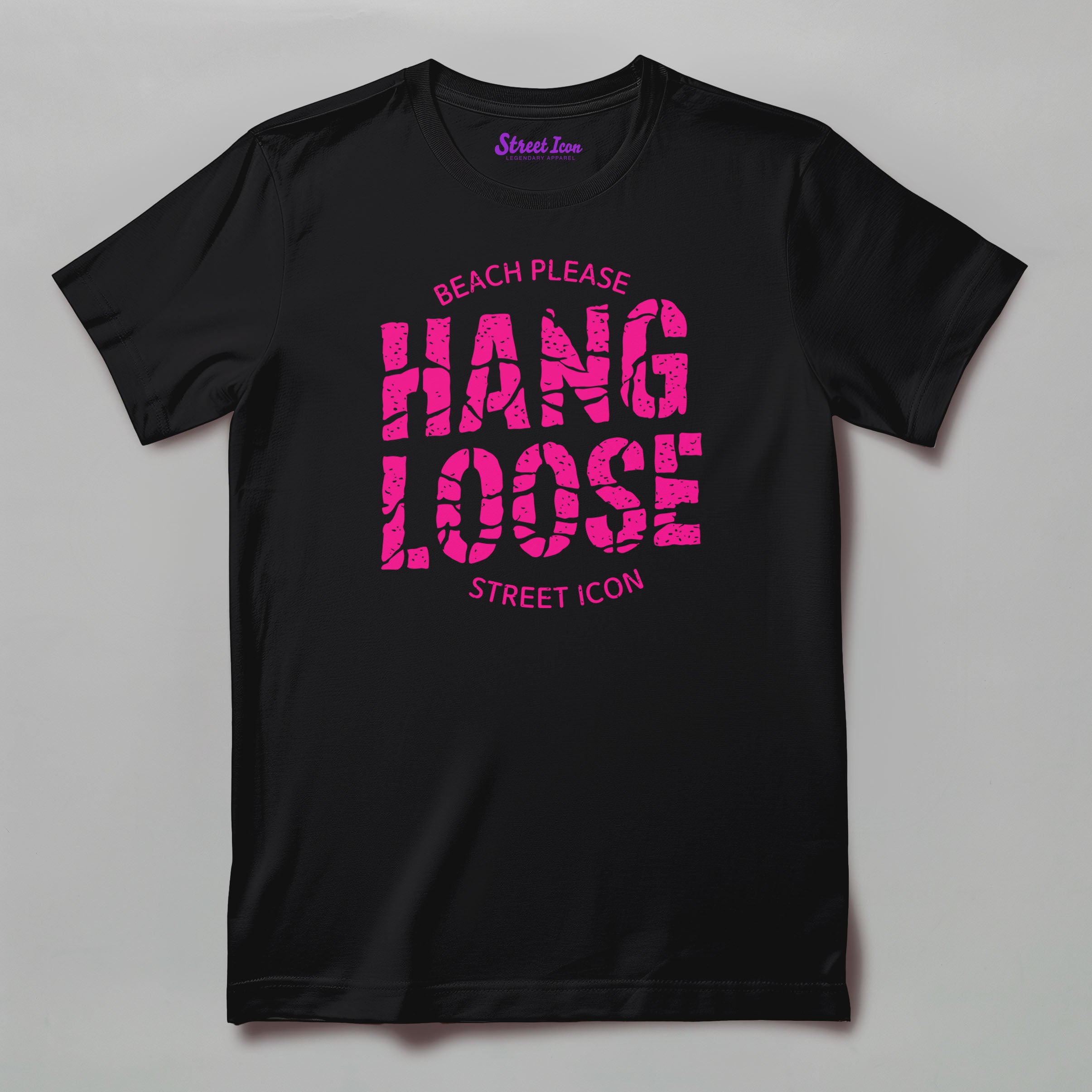 Hang Loose (Pink) - T-Shirt - Street Icon