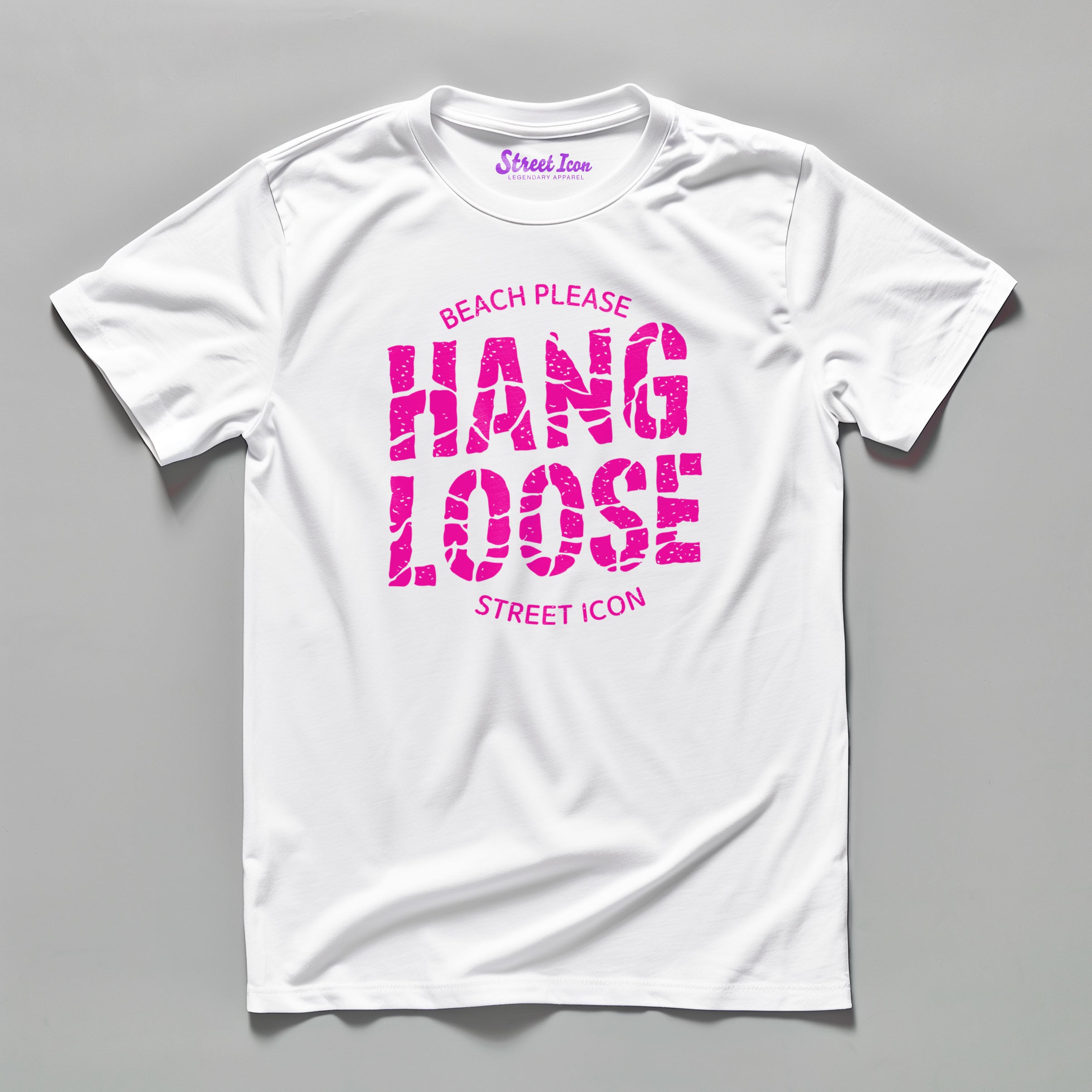 Hang Loose (Pink) - T-Shirt - Street Icon
