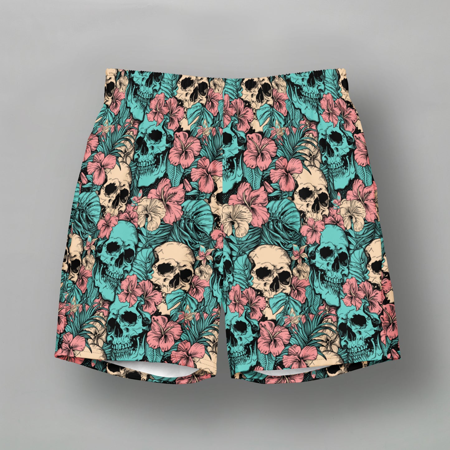 Hawaii Skull - Men's Swim Trunks