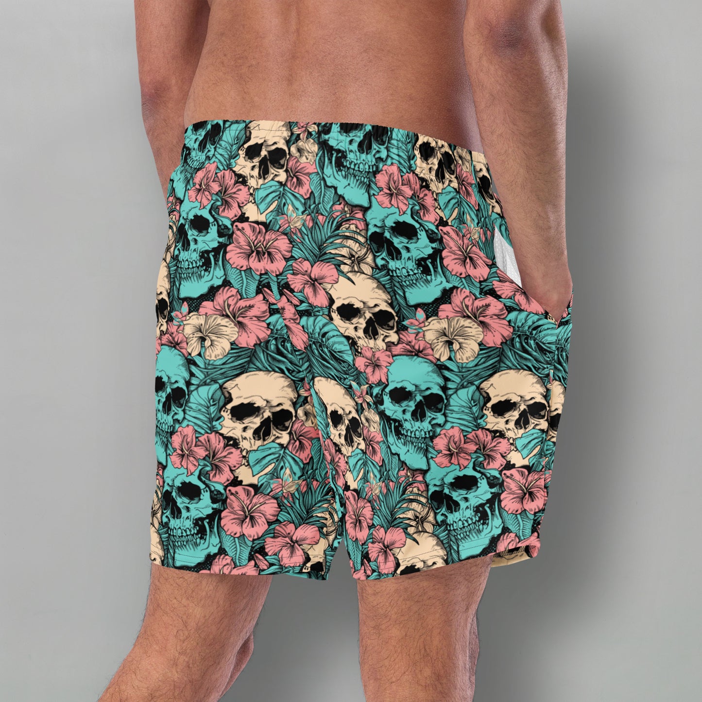 Hawaii Skull - Herren-Badehosen