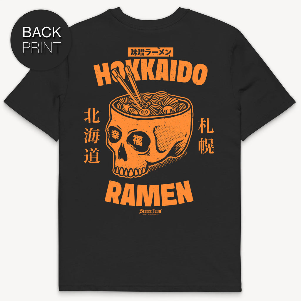 Hokkaido Ramen T-Shirt, Backprint, Unisex