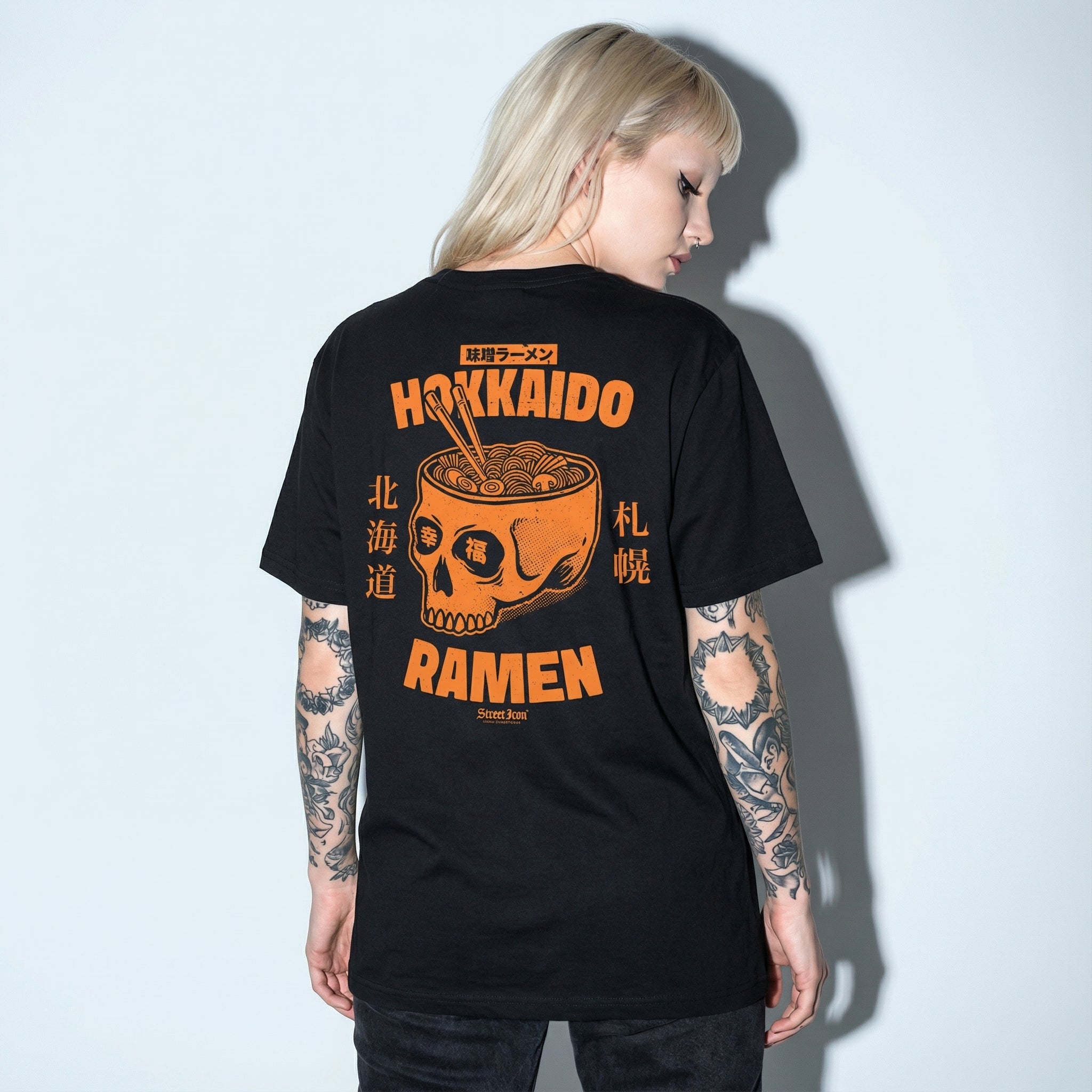 Hokkaido Ramen T-Shirt, Backprint, Unisex