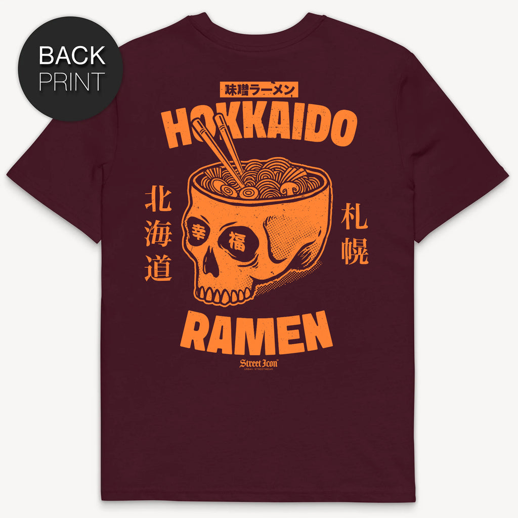 Hokkaido Ramen T-Shirt, Backprint, Unisex