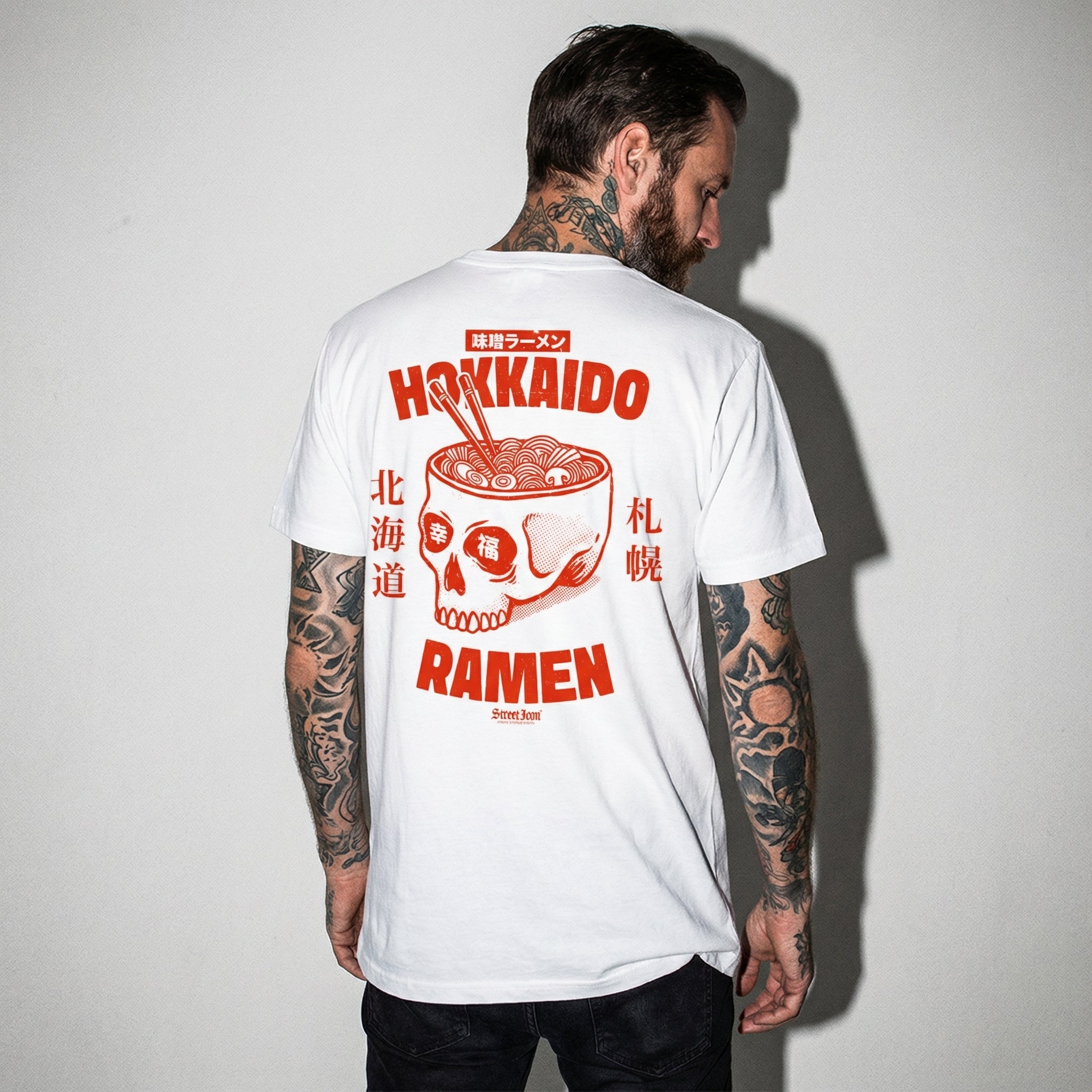 Hokkaido Ramen T-Shirt, Backprint, Unisex
