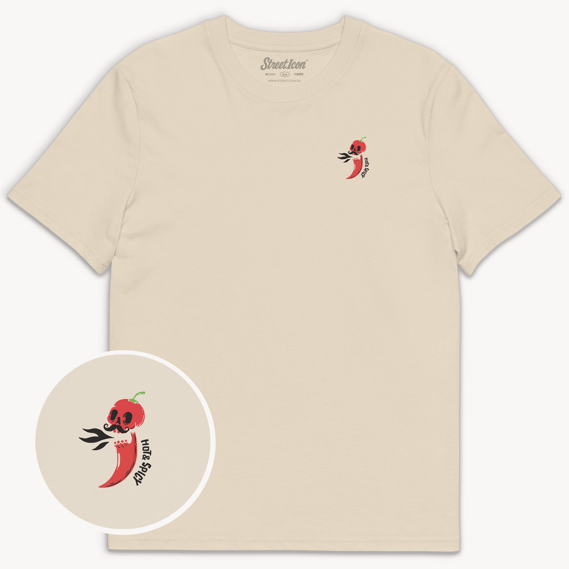 Hot & Spicy T-Shirt, 2-seitiger Print