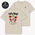 Hot & Spicy T-Shirt, 2-seitiger Print