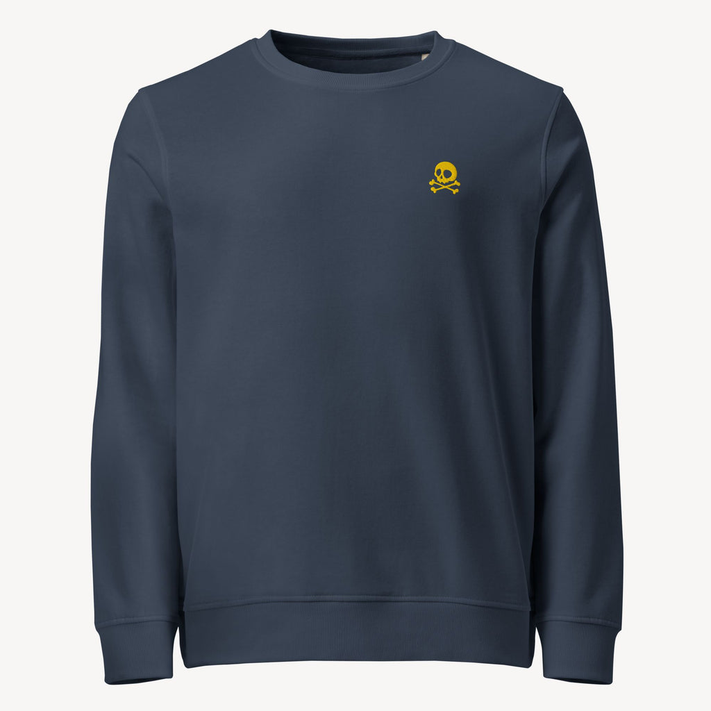 Jolly Roger Bio-Sweatshirt mit Bruststick