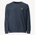 Jolly Roger Bio-Sweatshirt mit Bruststick