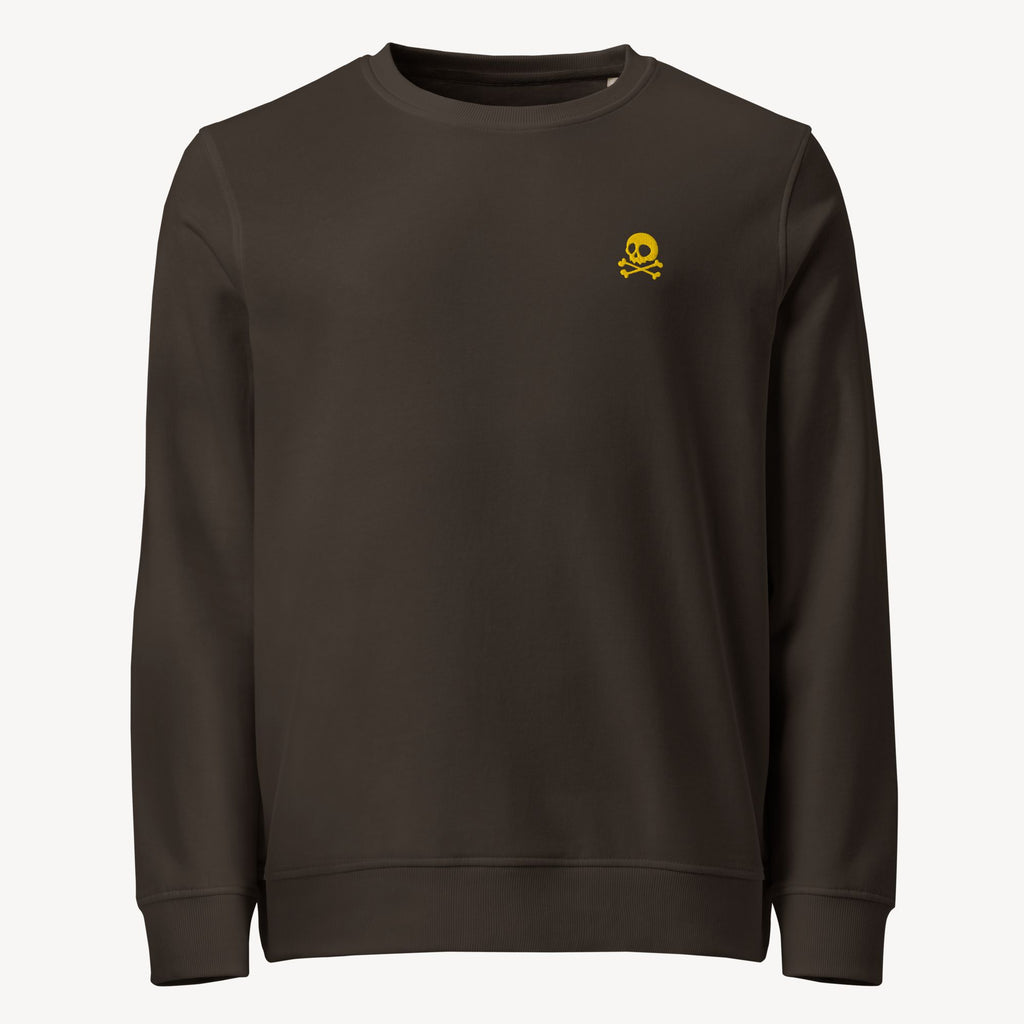 Jolly Roger Bio-Sweatshirt mit Bruststick
