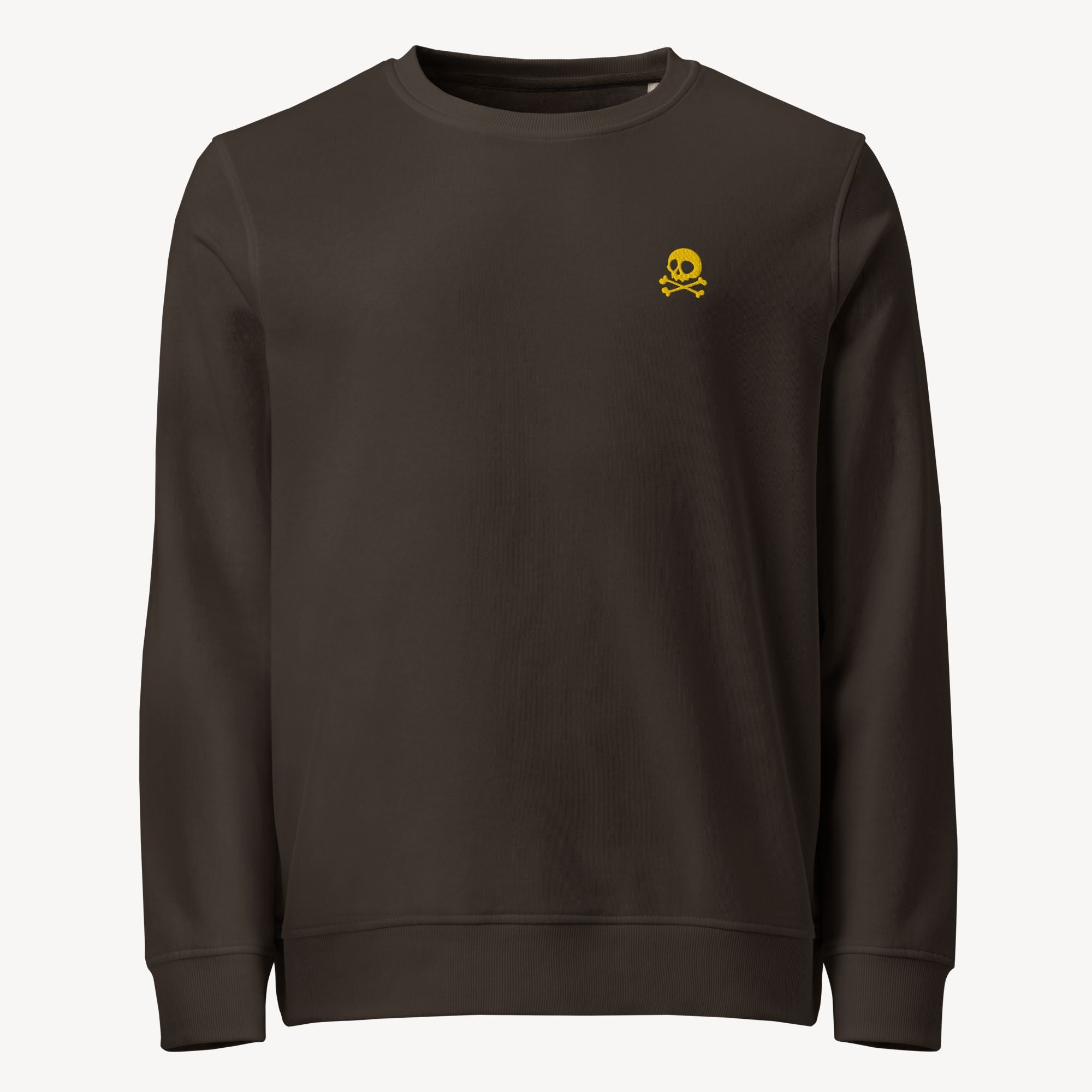 Jolly Roger Bio-Sweatshirt mit Bruststick