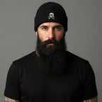 Jolly Roger Fisherman Beanie mit Stickmotiv