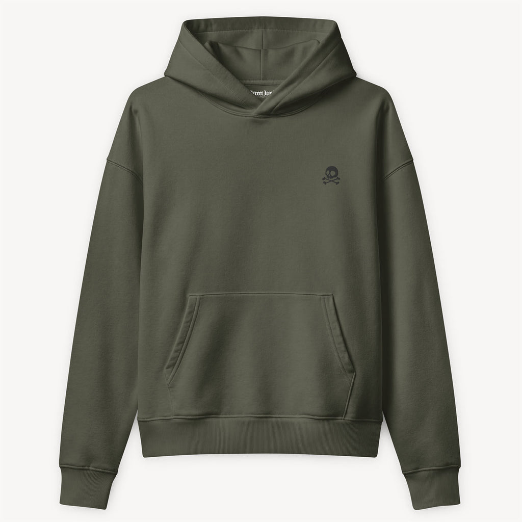 Jolly Roger - Premium Hoodie mit Bruststick