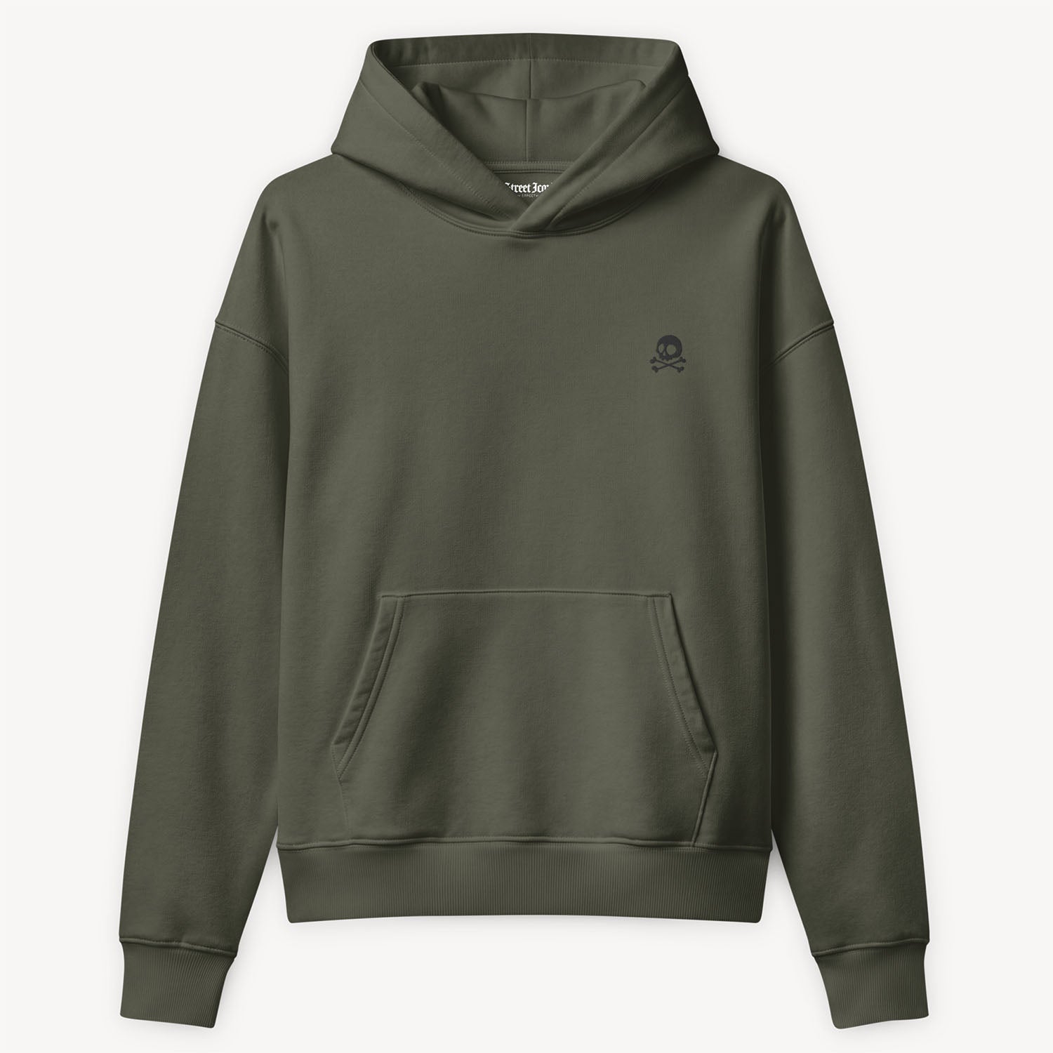 Jolly Roger - Premium Hoodie mit Bruststick