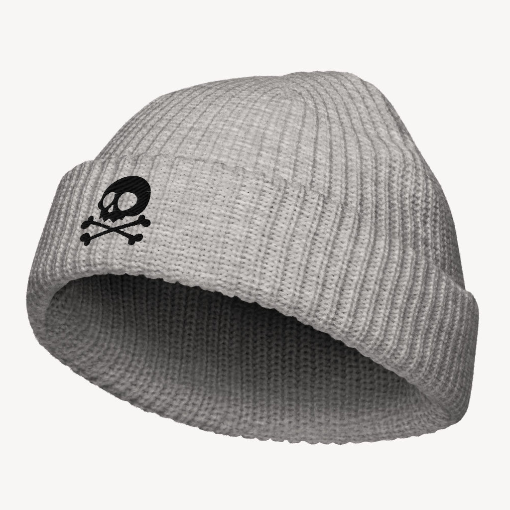 Jolly Roger Fisherman Beanie mit Stickmotiv