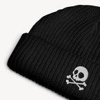 Jolly Roger Fisherman Beanie mit Stickmotiv