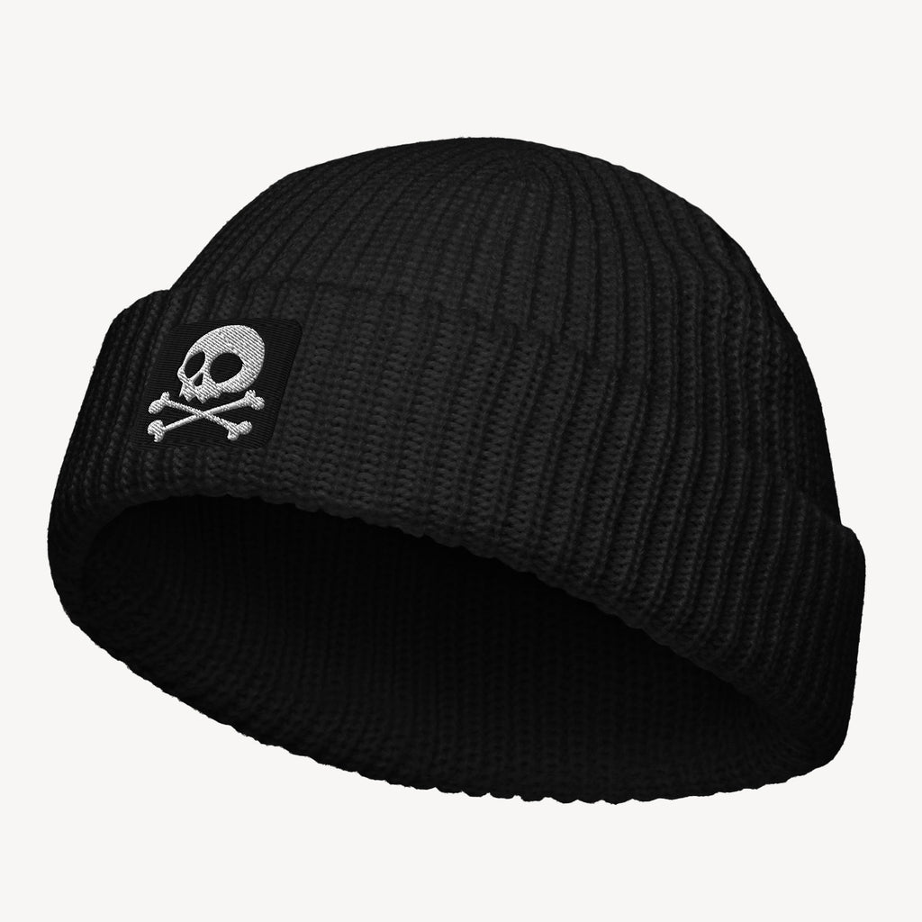 Jolly Roger Badge - Fisherman Beanie