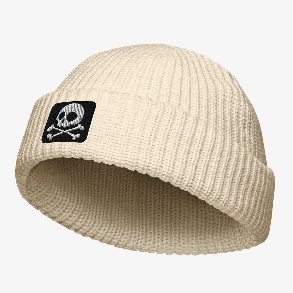 Jolly Roger Badge - Fisherman Beanie
