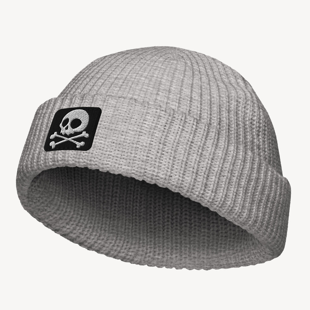 Jolly Roger Badge - Fisherman Beanie