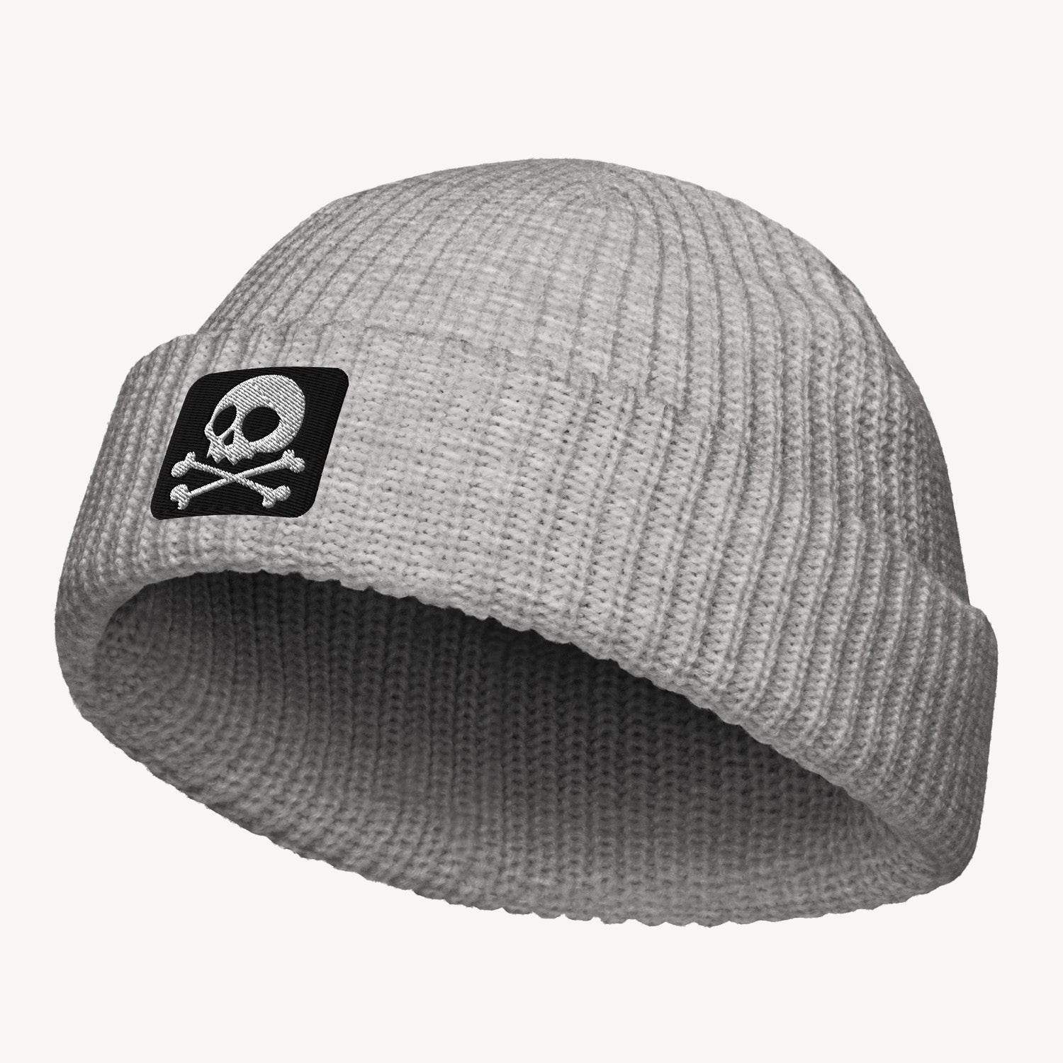 Jolly Roger Badge - Fisherman Beanie